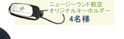 ニュージーランド航空オリジナルキーホルダー4名様